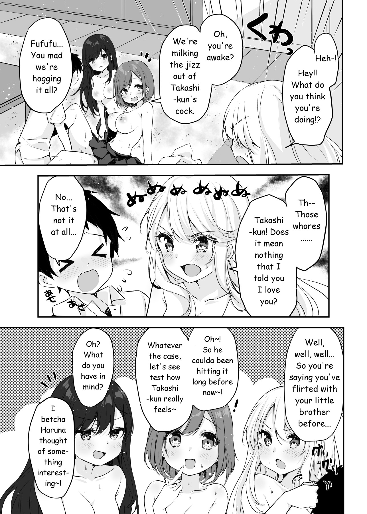 Hentai Manga Comic-The Tables Were Turned When I Tried to Rape my Sister and Her Friends While They Were Asleep-Read-49